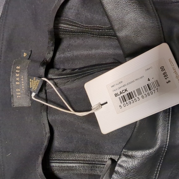 Ted Baker Faux Leather Legging Trouser - Picture 3 of 5